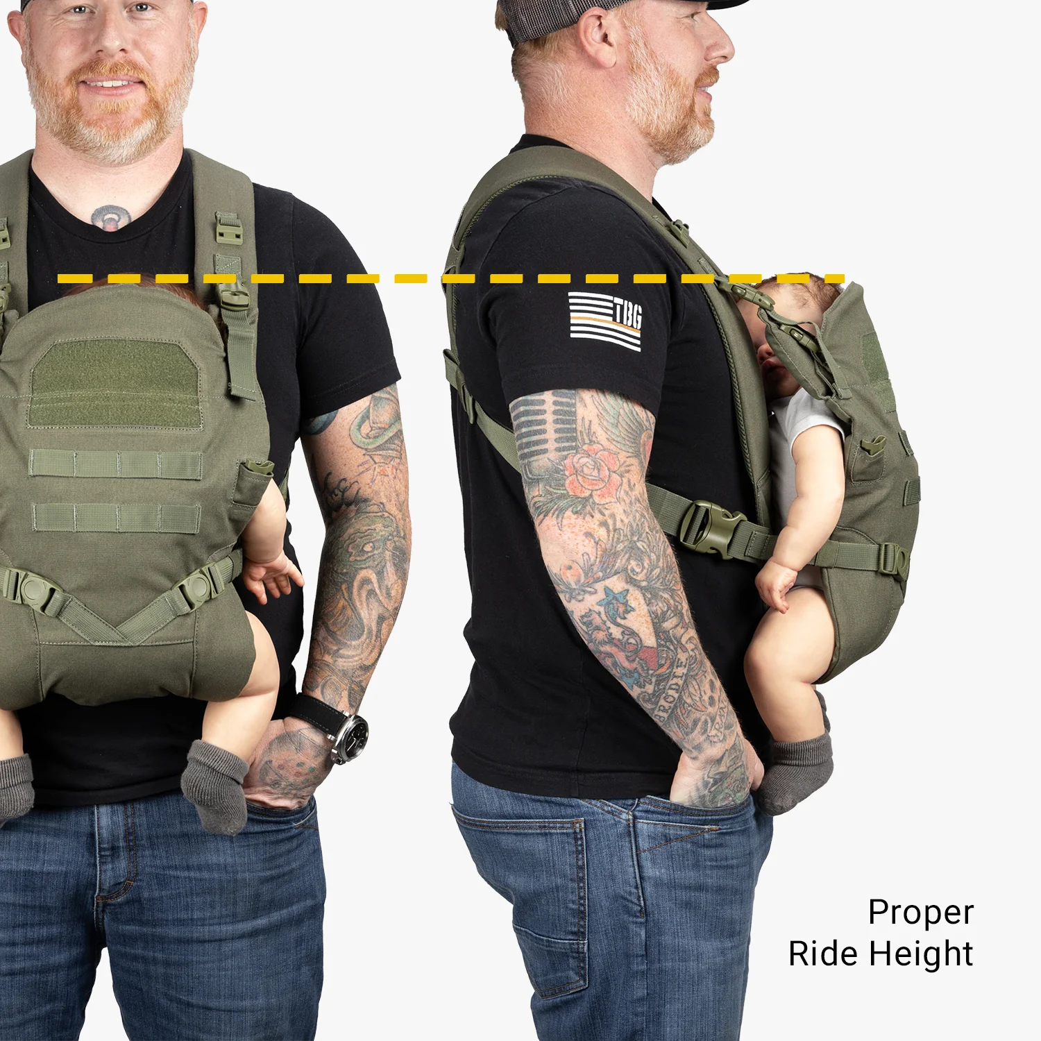Deuce Diaper Bag + Baby Carrier Bundle - Image 97